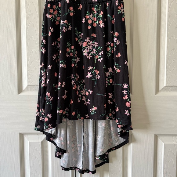 No Boundaries Spring Summer Floral Black Dress Size Medium - Picture 7 of 7